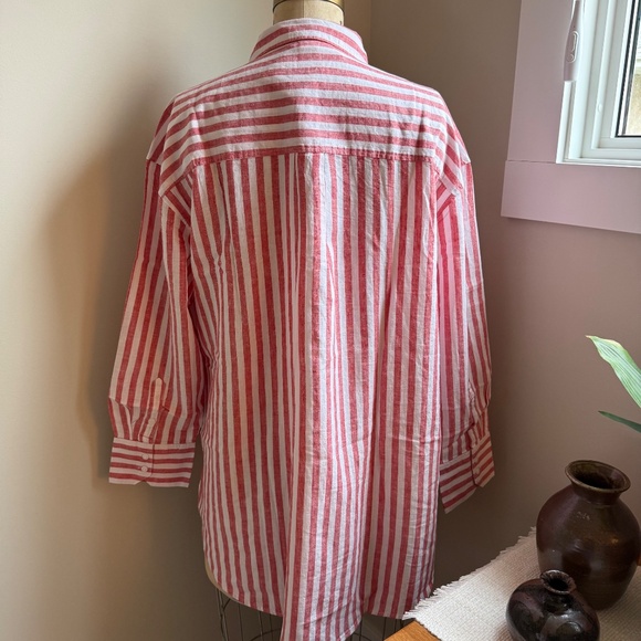 H&M Striped Button Down - NWT - Picture 4 of 6